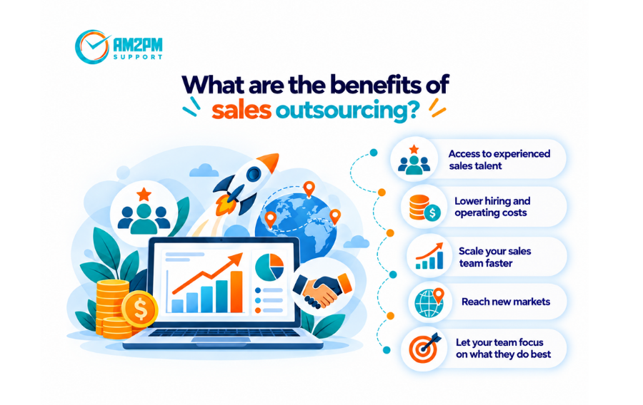 Benefits of sales outsourcing.