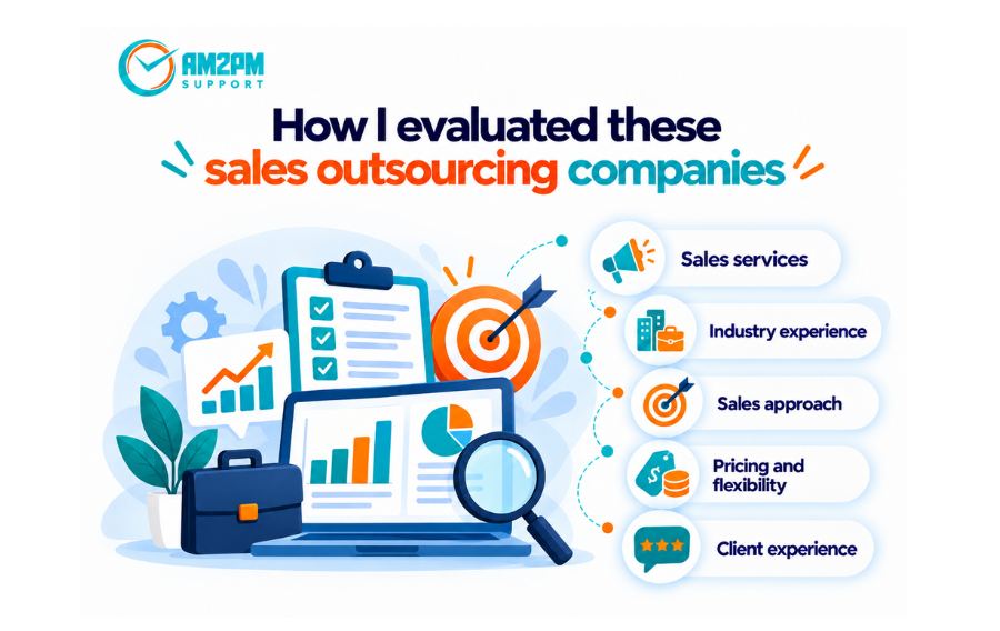 How I evaluated sales outsourcing companies.

