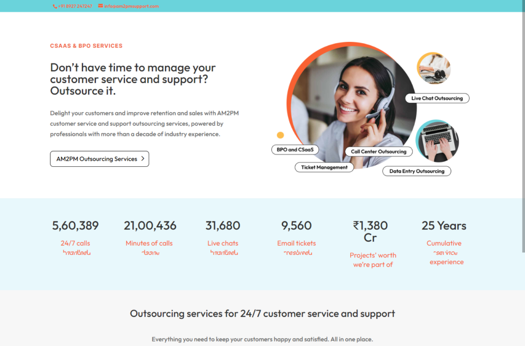 AM2PM Support- Outperform with outsourcing.