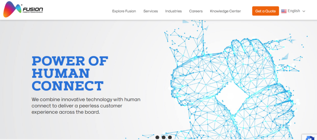 Fusion BPO Services- The power of human connection.