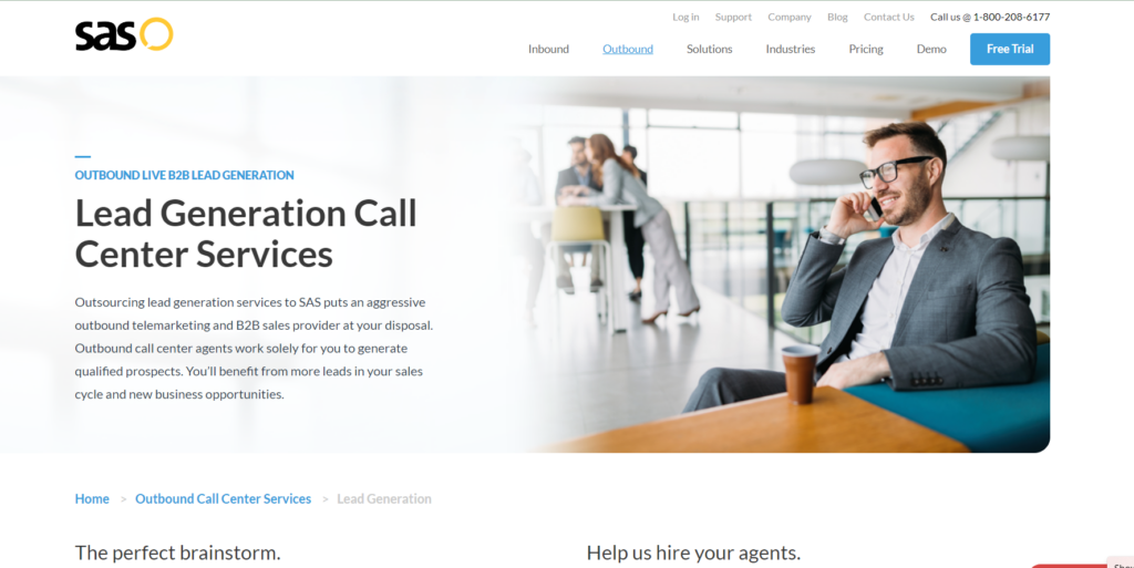 SAS - Generate leads with sales telemarketing