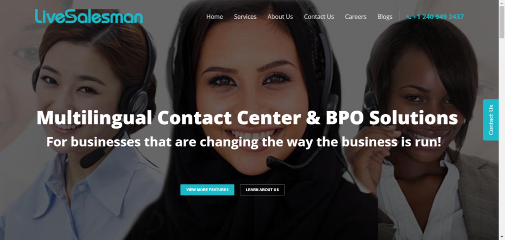 Live Salesman - one of the best call center outsourcing companies in Delhi
