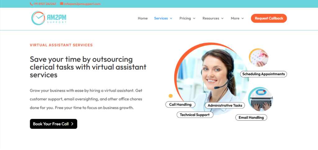 AM2PM Support- The perfect outsourcing partner for all your virtual assistant services needs.