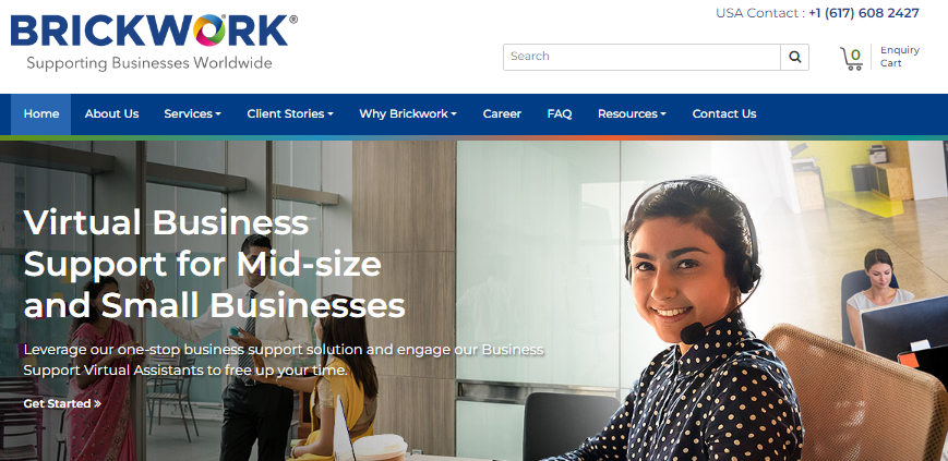 Brickwork India - virtual assistant company