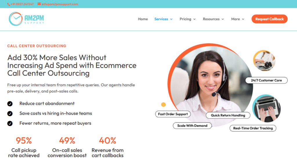 Best ecommerce call center services for scalable and reliable customer support.