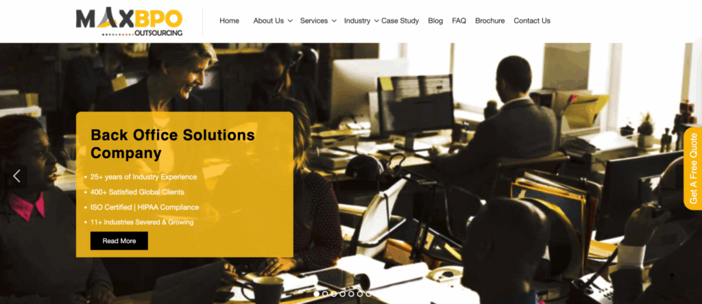 MAX BPO is a contact centre outsourcing service provider.