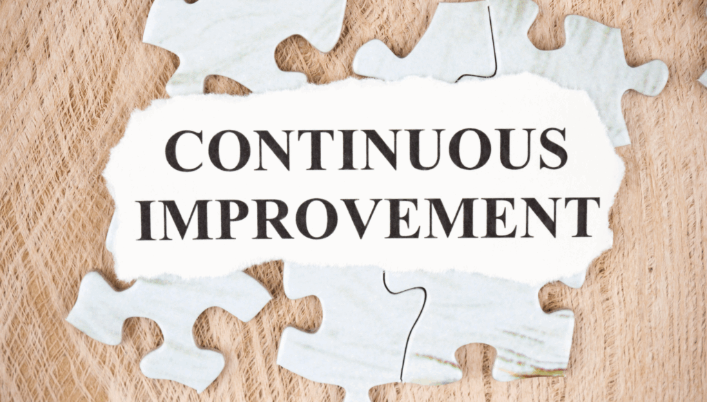 Continuous improvement in call center quality assurance best practices.
