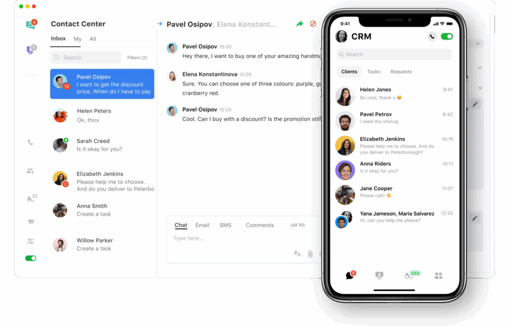JivoChat is one of the best live chat software for eCommerce businesses.