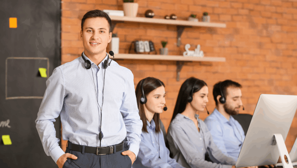 Regular call monitoring in call center quality assurance.