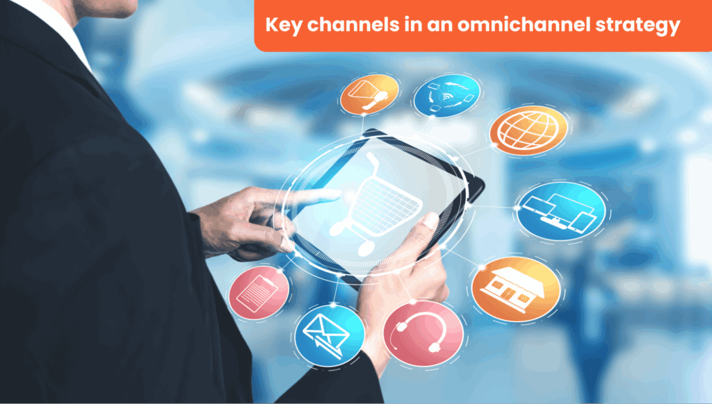 Key channels in an omnichannel customer service strategy.