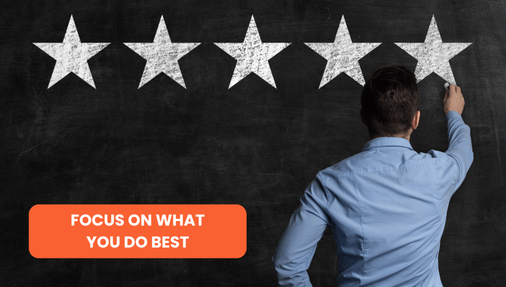 With startup outsourcing, focus on what you do best.