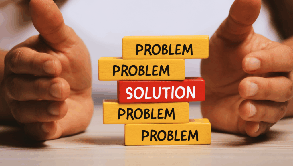 Tip about using a problem-first approach instead of a feature dump in B2B telemarketing.