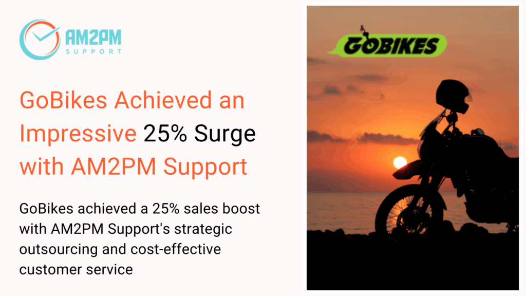 GoBikes outsourced call center example.