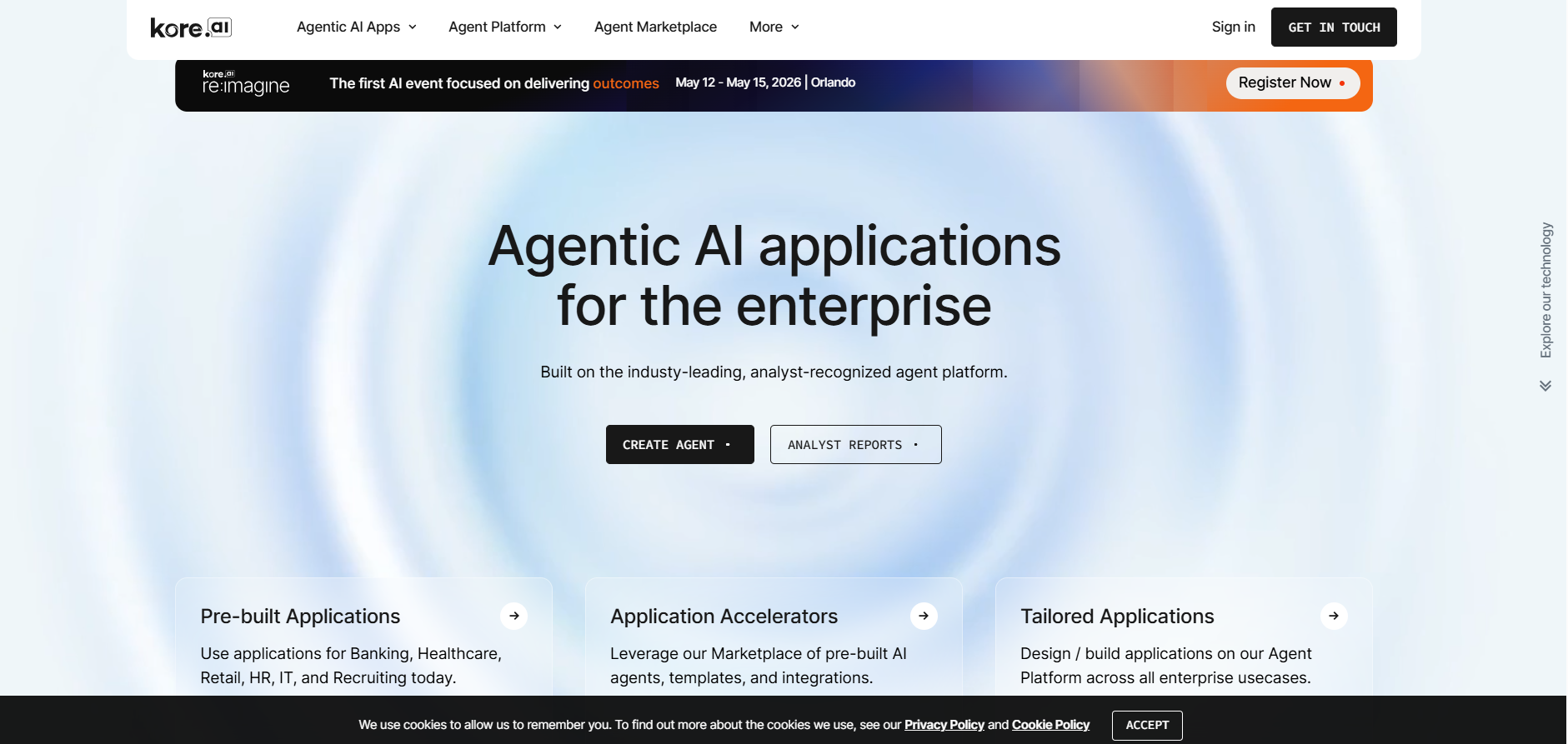Kore.ai voice agents for customer service helping businesses automate customer support and manage customer interactions across channels.