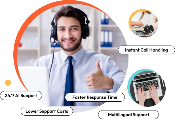 AI Voice Agent for Customer Support Hero Image