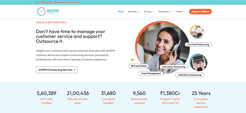 AM2PM Support is one of the healthcare call center outsourcing companies helping providers improve patient communication.