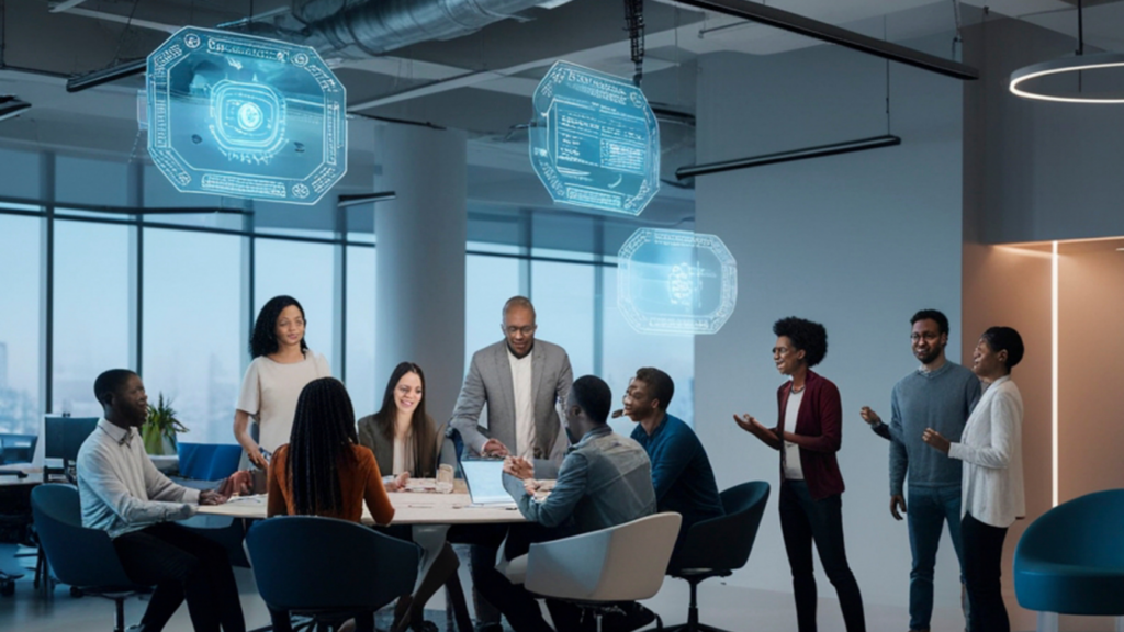 AI in the contact center enhances collaboration between support teams and intelligent systems.
