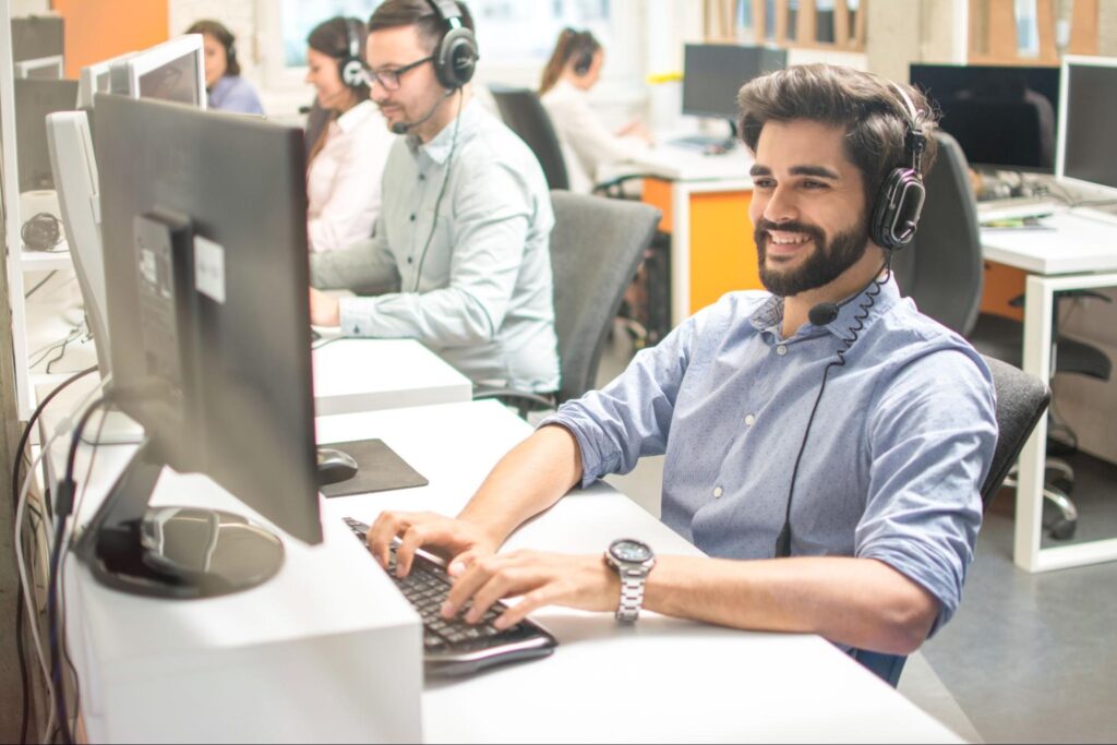 Outsourced telemarketing services helping businesses manage lead generation, customer follow-ups, and appointment booking.