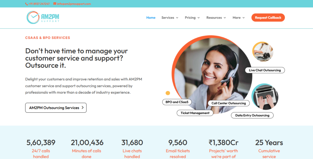 AM2PM Support provides flexible call center services pricing solutions for inbound, outbound, ecommerce, chat, and email support.