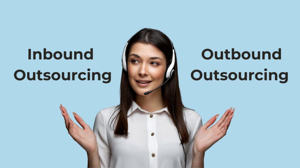 Call center outsourcing cost comparison between inbound customer support and outbound sales or lead generation services.