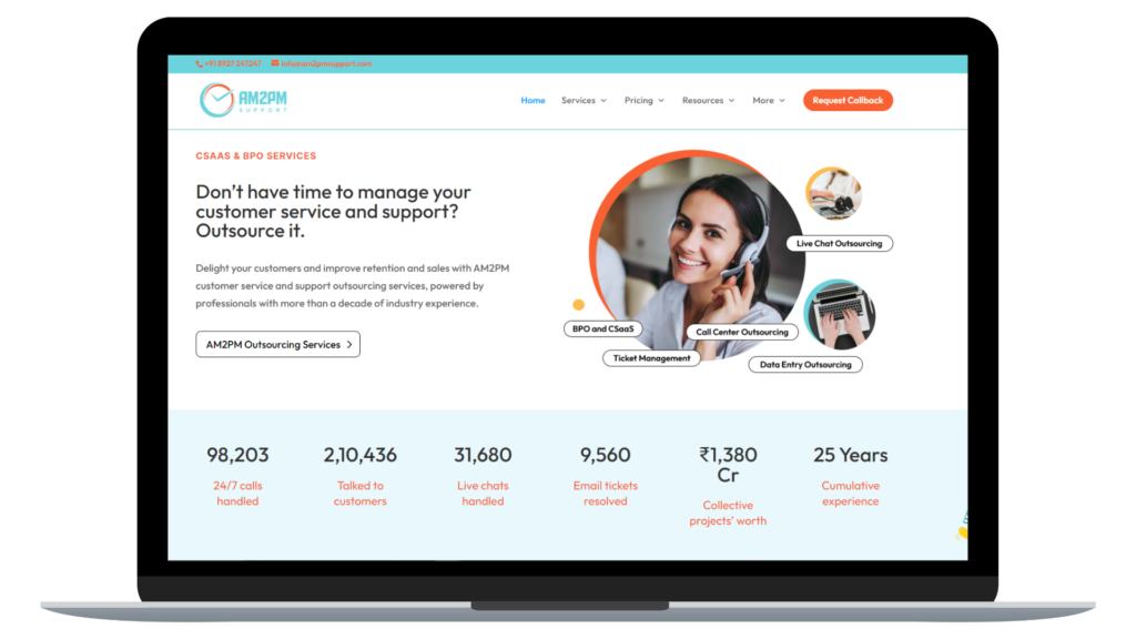AM2PM Support provides help desk outsourcing services for customer support, technical assistance, and issue resolution.