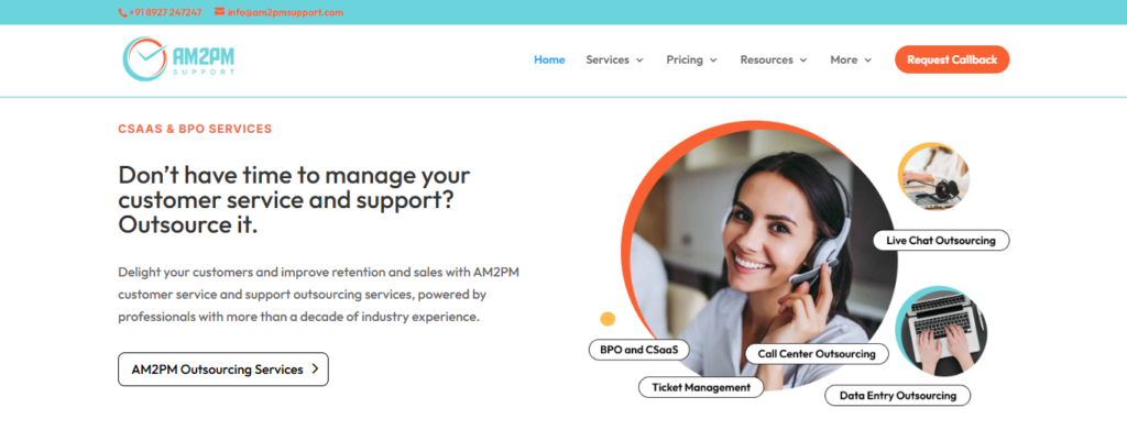Ecommerce customer service outsourcing services including call center support, live chat, ticket management, and data entry support.