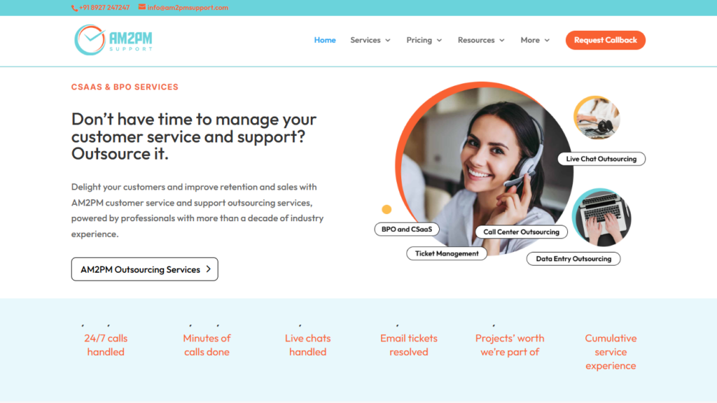 AM2PM Support as an AI voice agent service for small businesses.