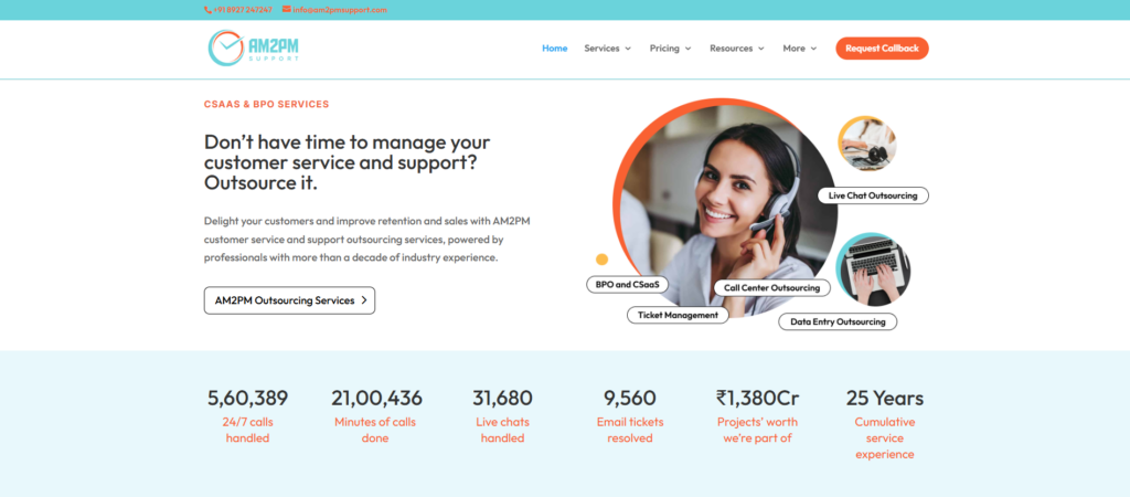 AM2PM Support is one of the best help desk outsourcing companies.